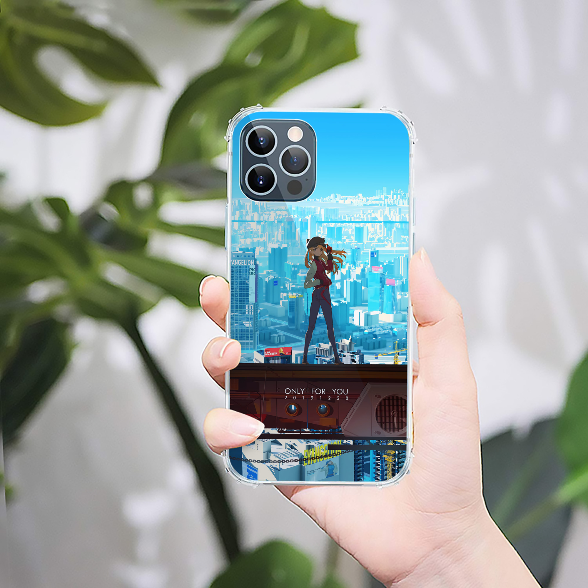 （画像用） EVA 新世紀エヴァンゲリオン 【iPhone 12シリーズ対応】透明スマホケース（クリアソフトケース）